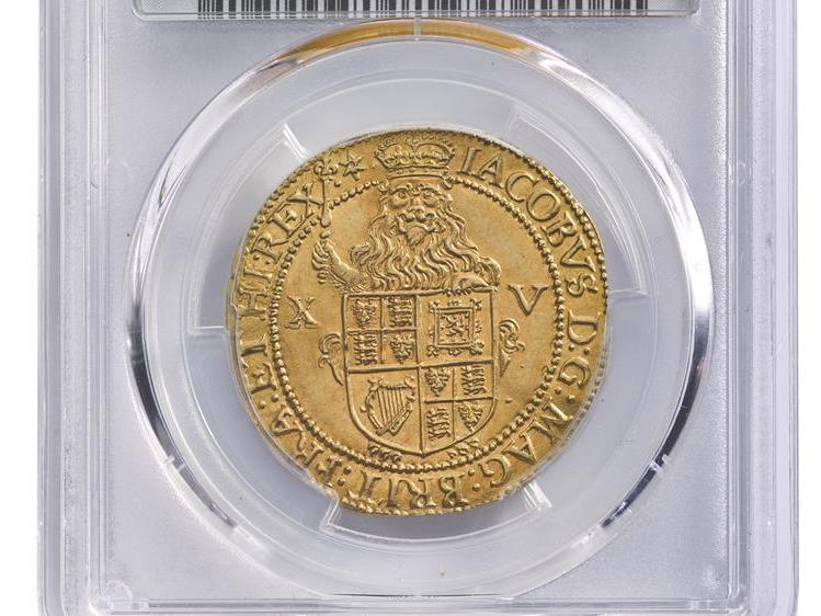 The coin derives its name from the sun and rose motif on its reverse