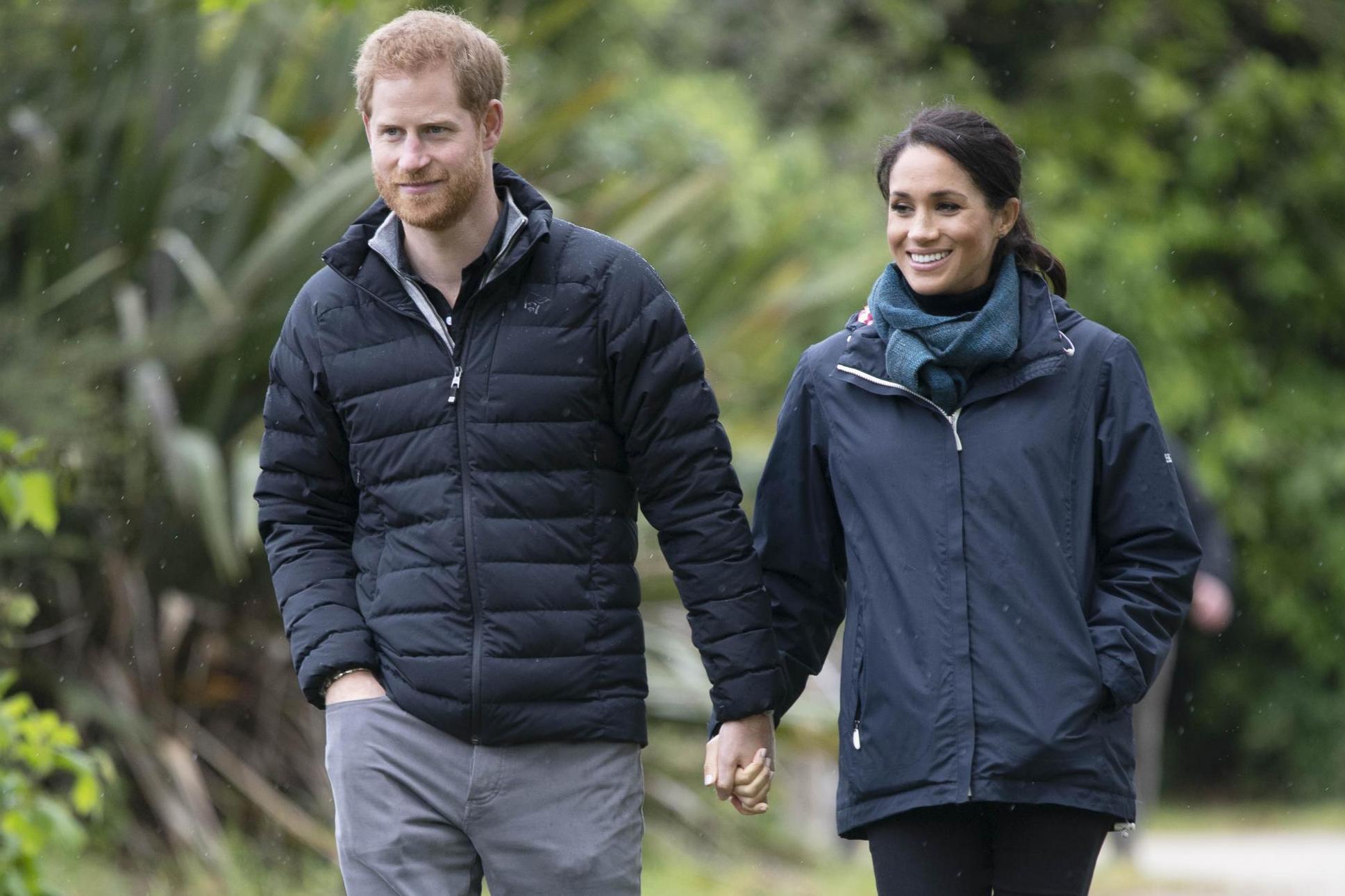 The sentimental name of Meghan Markle and Prince Harry's dog has been revealed (Getty)