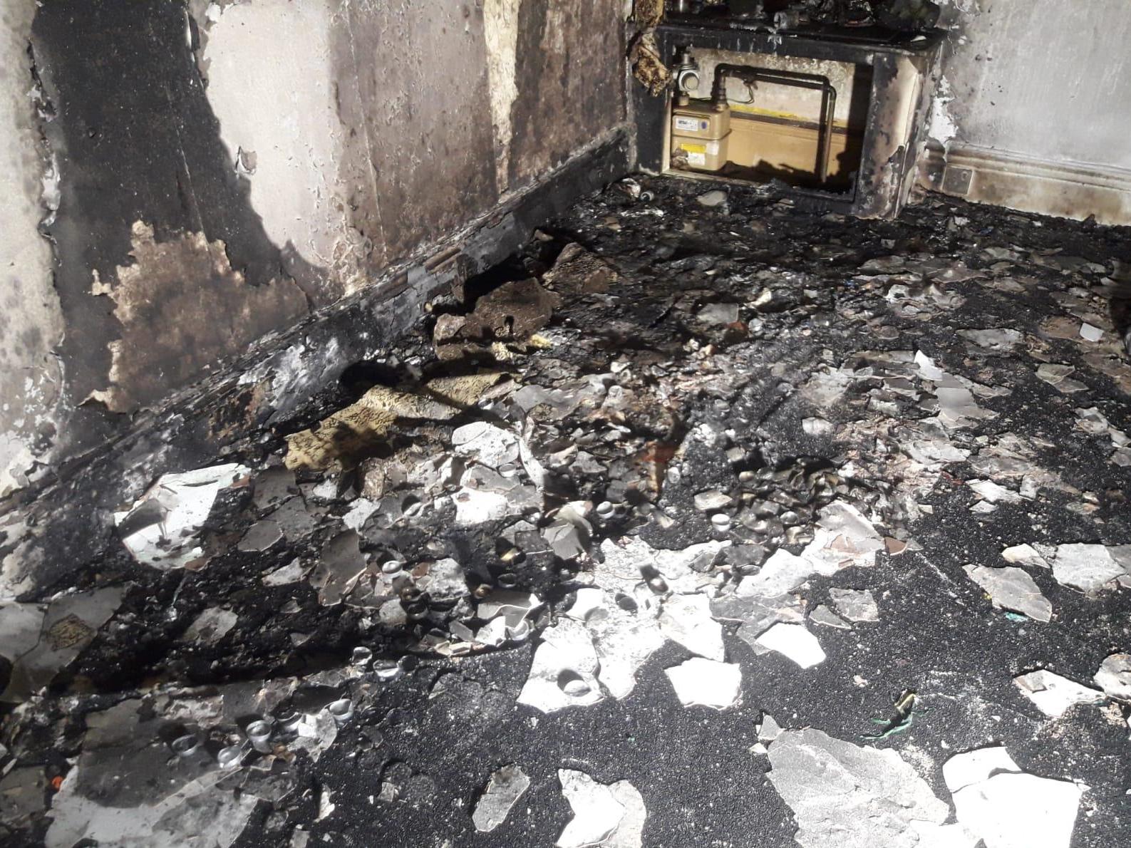 A man who left hundreds of tea light candles burning in preparation for a marriage proposal returned to find his flat in Sheffield on fire