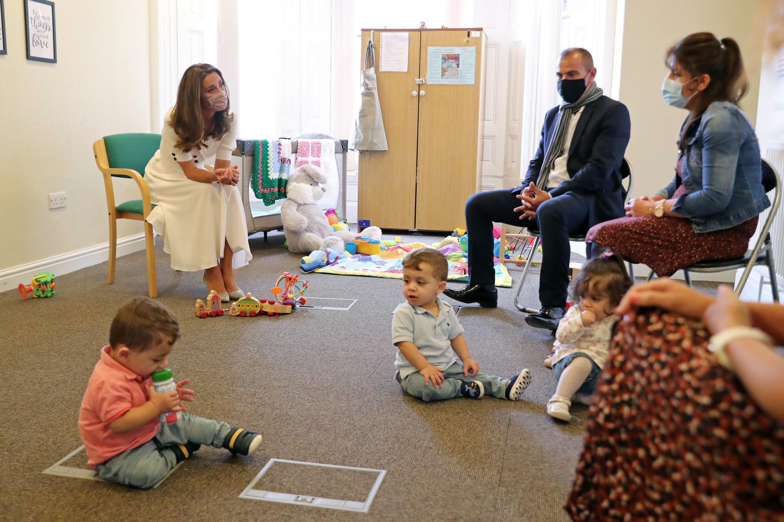 Kate spoke with families who rely on help from baby banks (Getty)