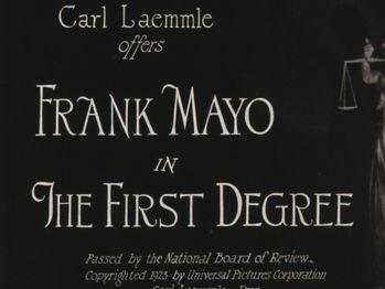 From the opening credits of ‘The First Degree’