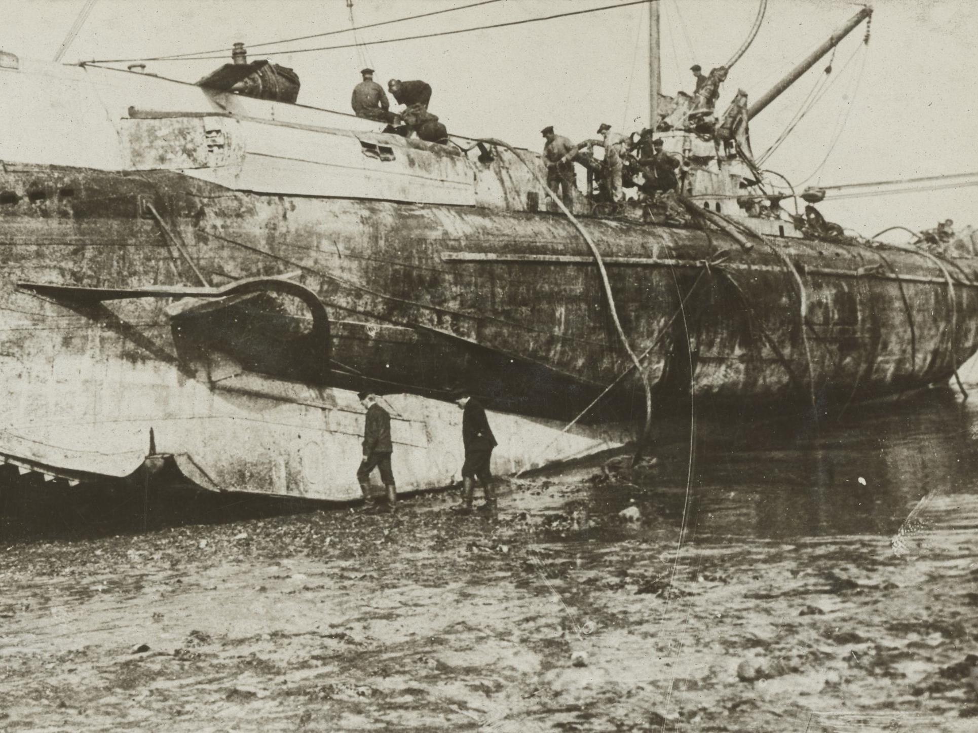 Identical to the sunken U-boat being investigated by the University of Southampton, this image shows UC47’s sister vessel,UC44. Unfortunately, no image of UC47 herself is known to survive