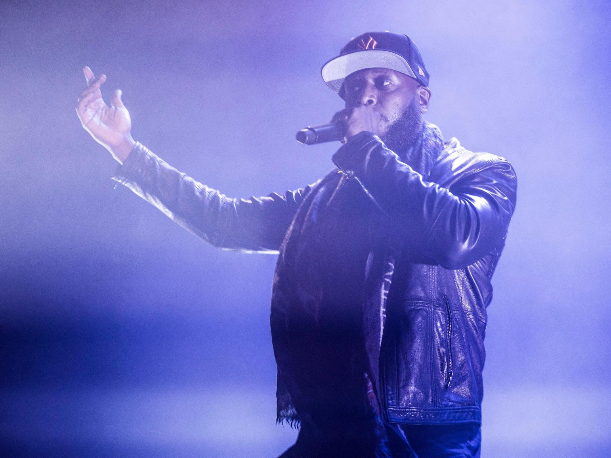 Talib Kweli in concert at Islington Assembly Hall, London, UK in January 2020