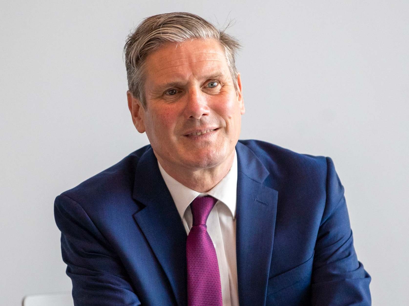 Keir Starmer can afford a slight smile