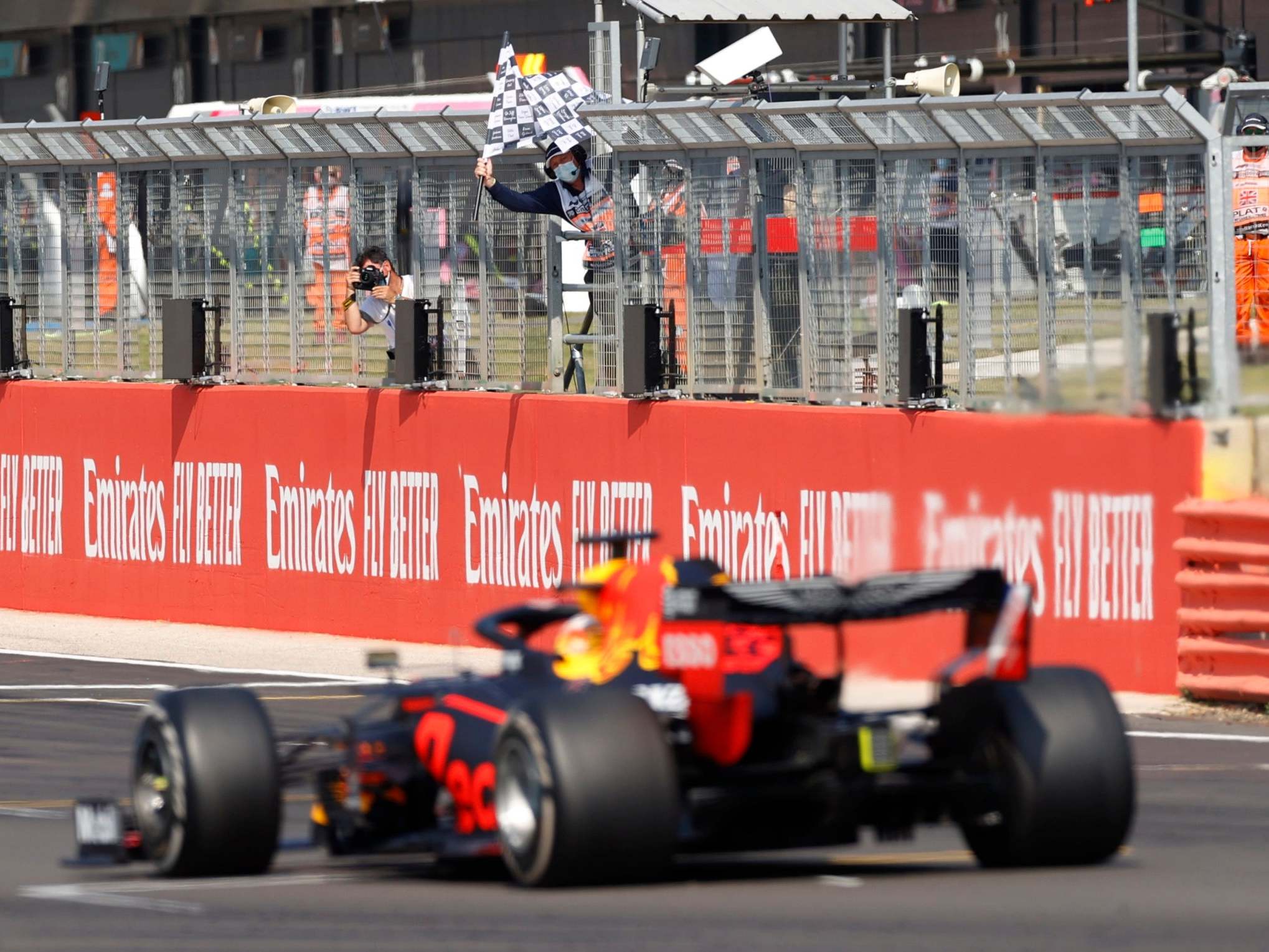 Verstappen claimed his first victory of the season