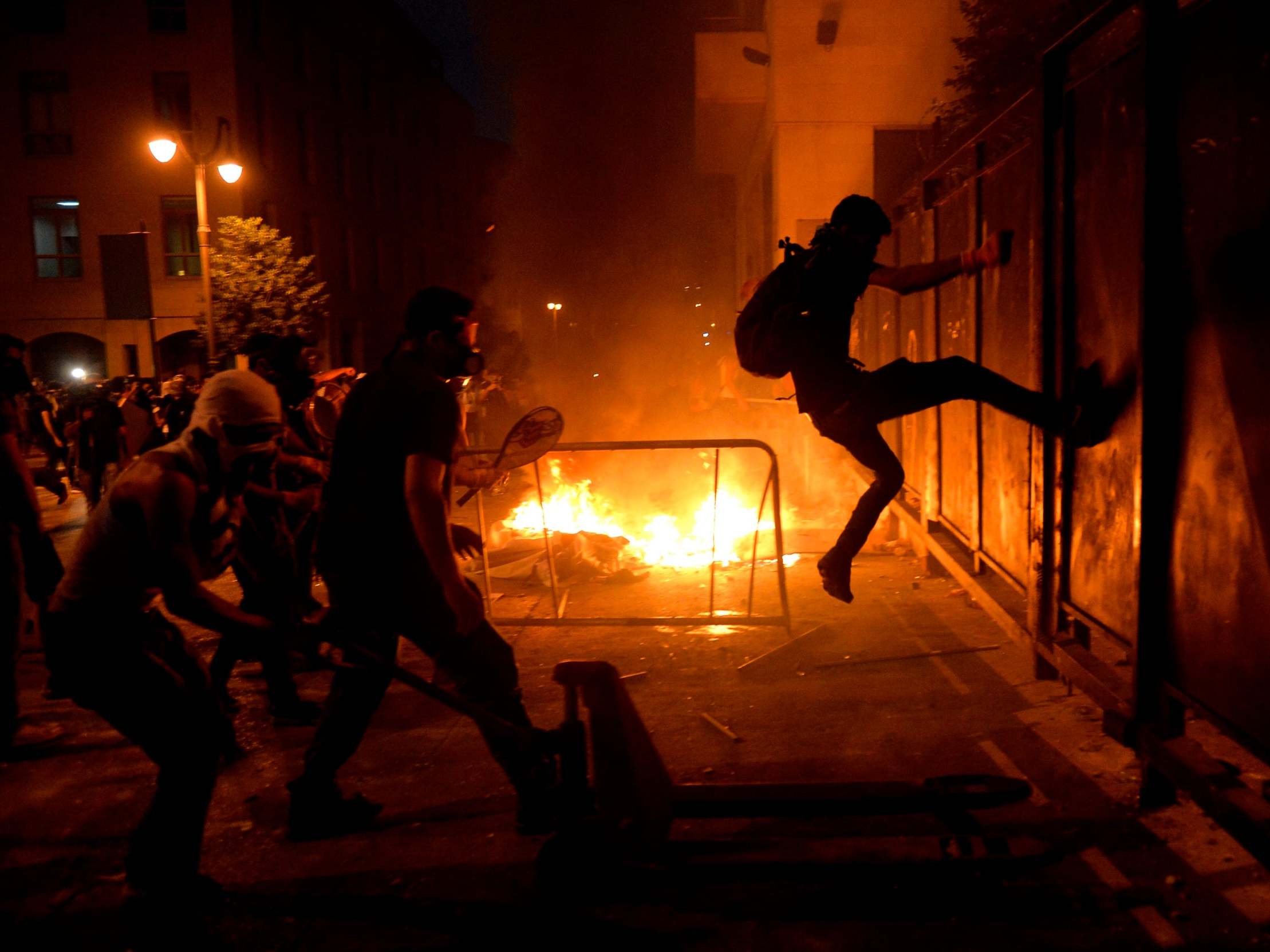 Beirut protesters stormed government buildings