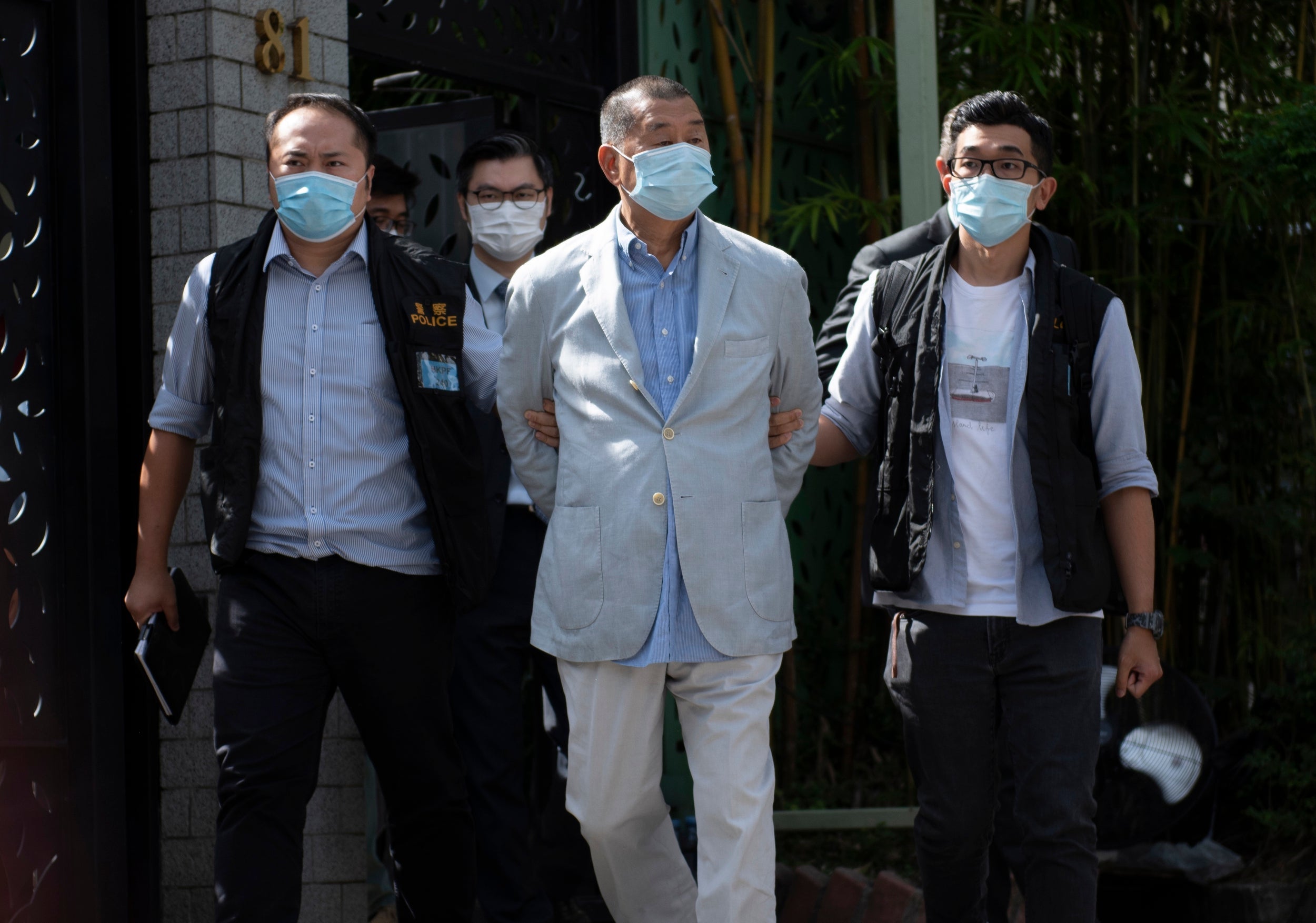 Hong Kong media tycoon Jimmy Lai was arrested under the island's new national security law.