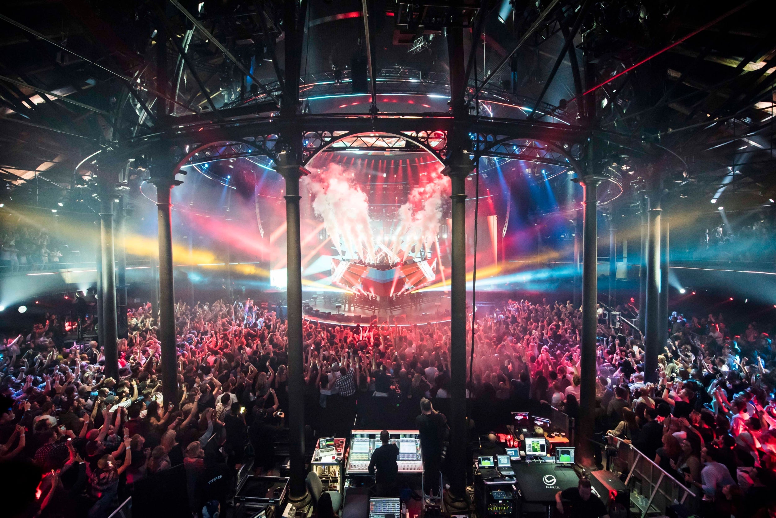 Calvin Harris performs at the Roundhouse in more normal times