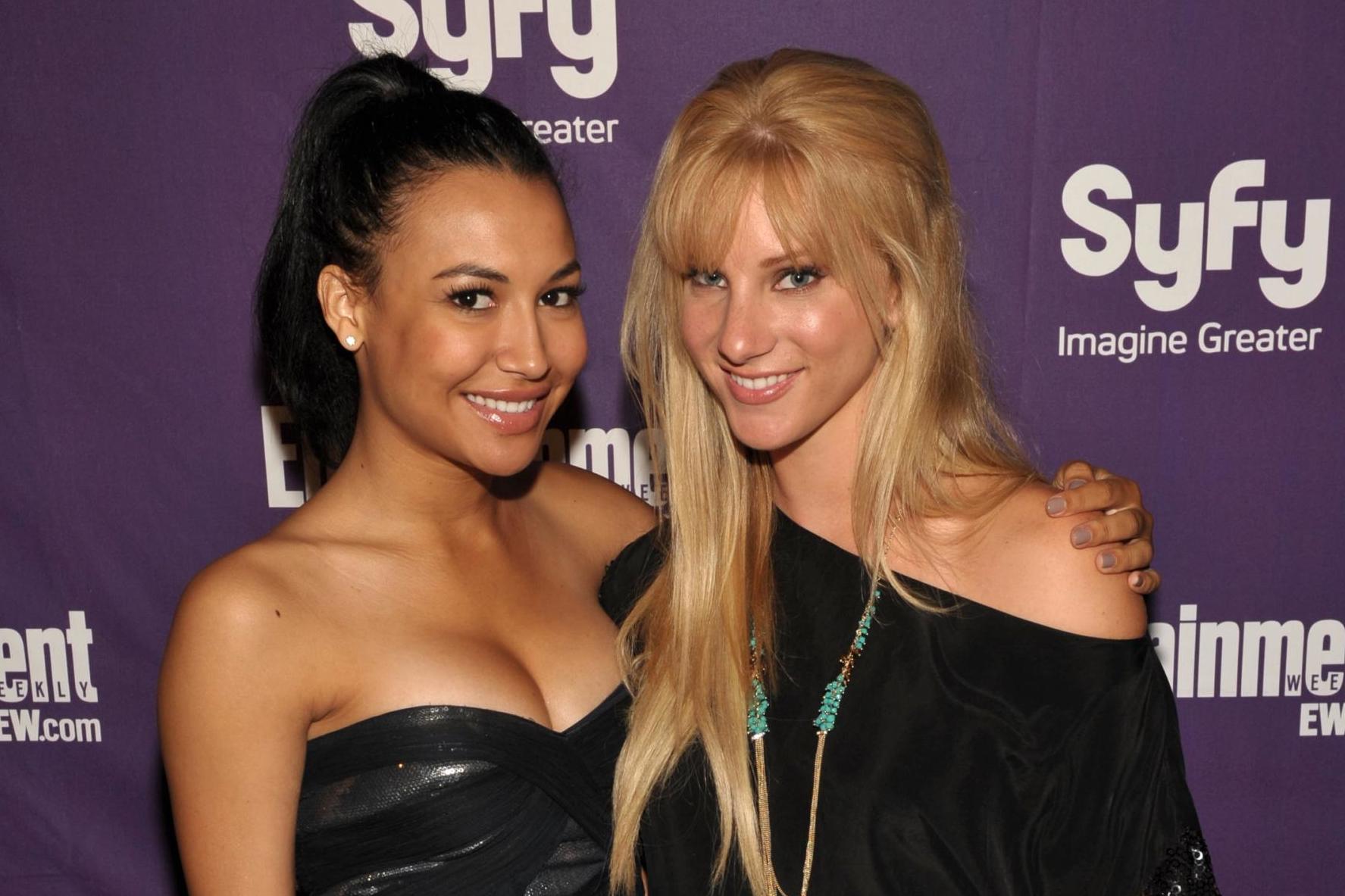 Naya Rivera and Heather Morris in 2010