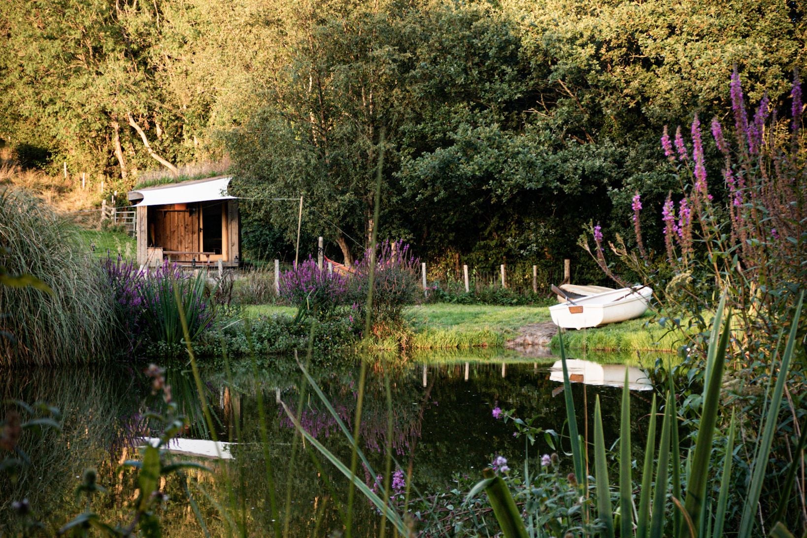 Glamping in north Wales comes with the perk of a hot bath – outdoors