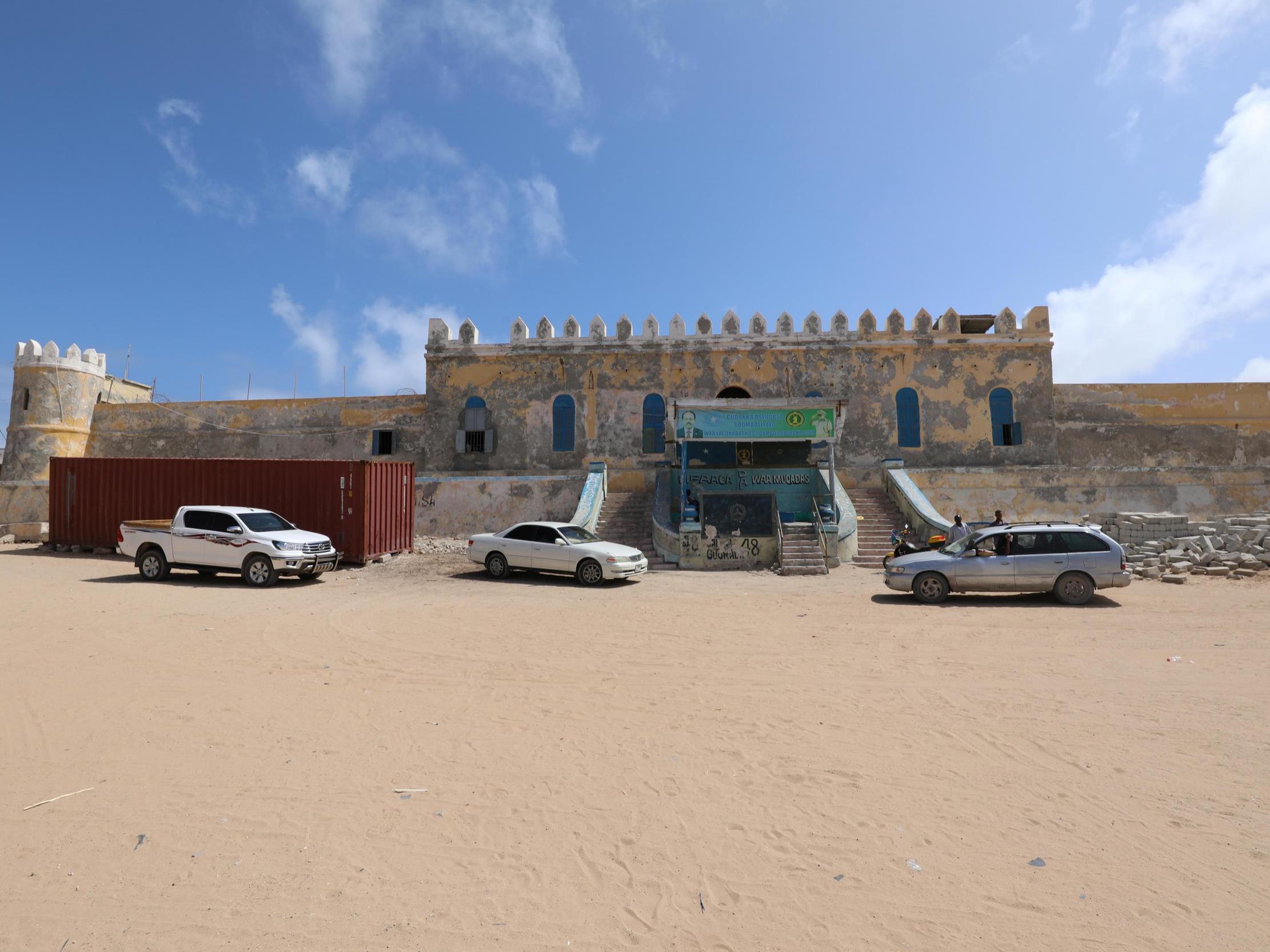 A general view shows the Mogadishu central cell in Mogadishu, Somalia