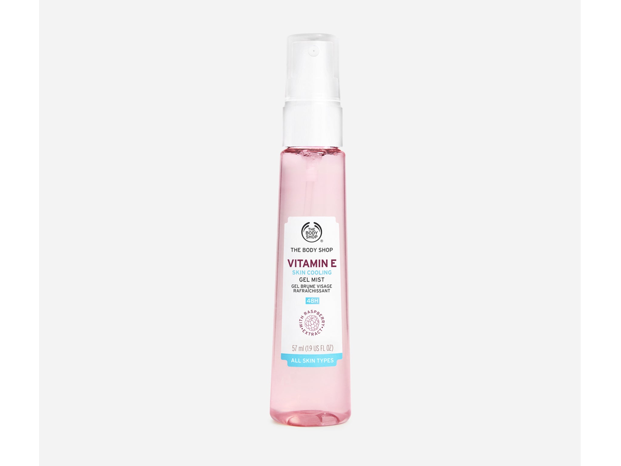 The unique gel-to-mist texture soothes skin without feeling sticky