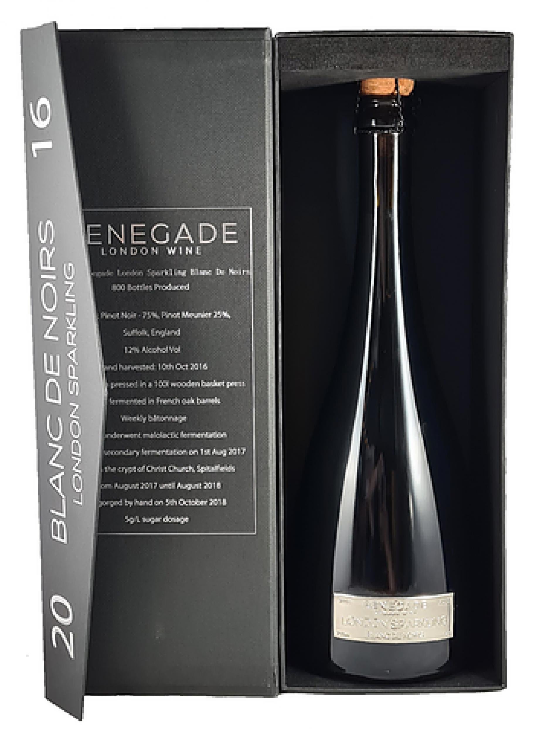 Renegade’s London sparkling is made in Bethnal Green