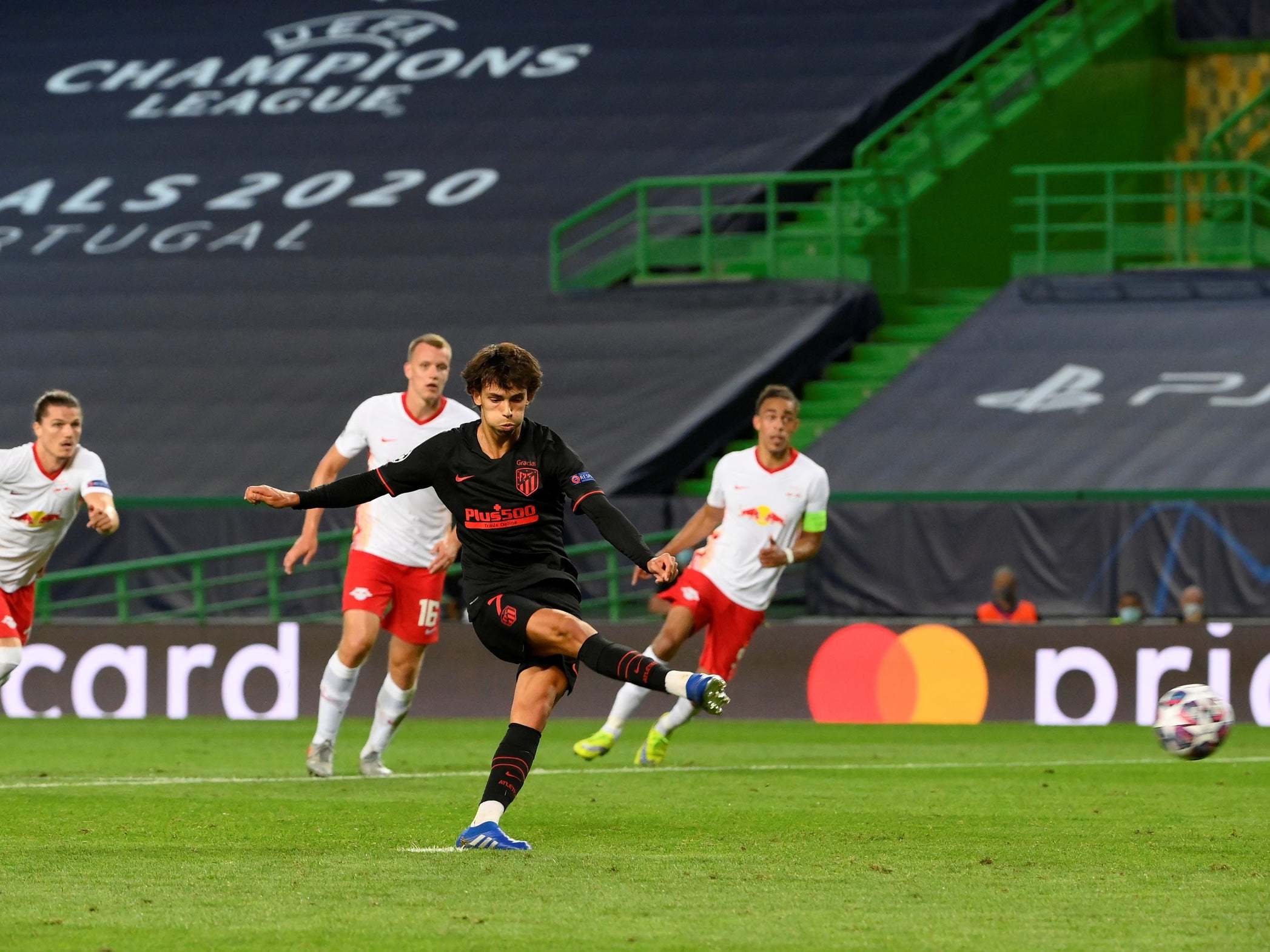 Joao Felix scores from the penalty spot