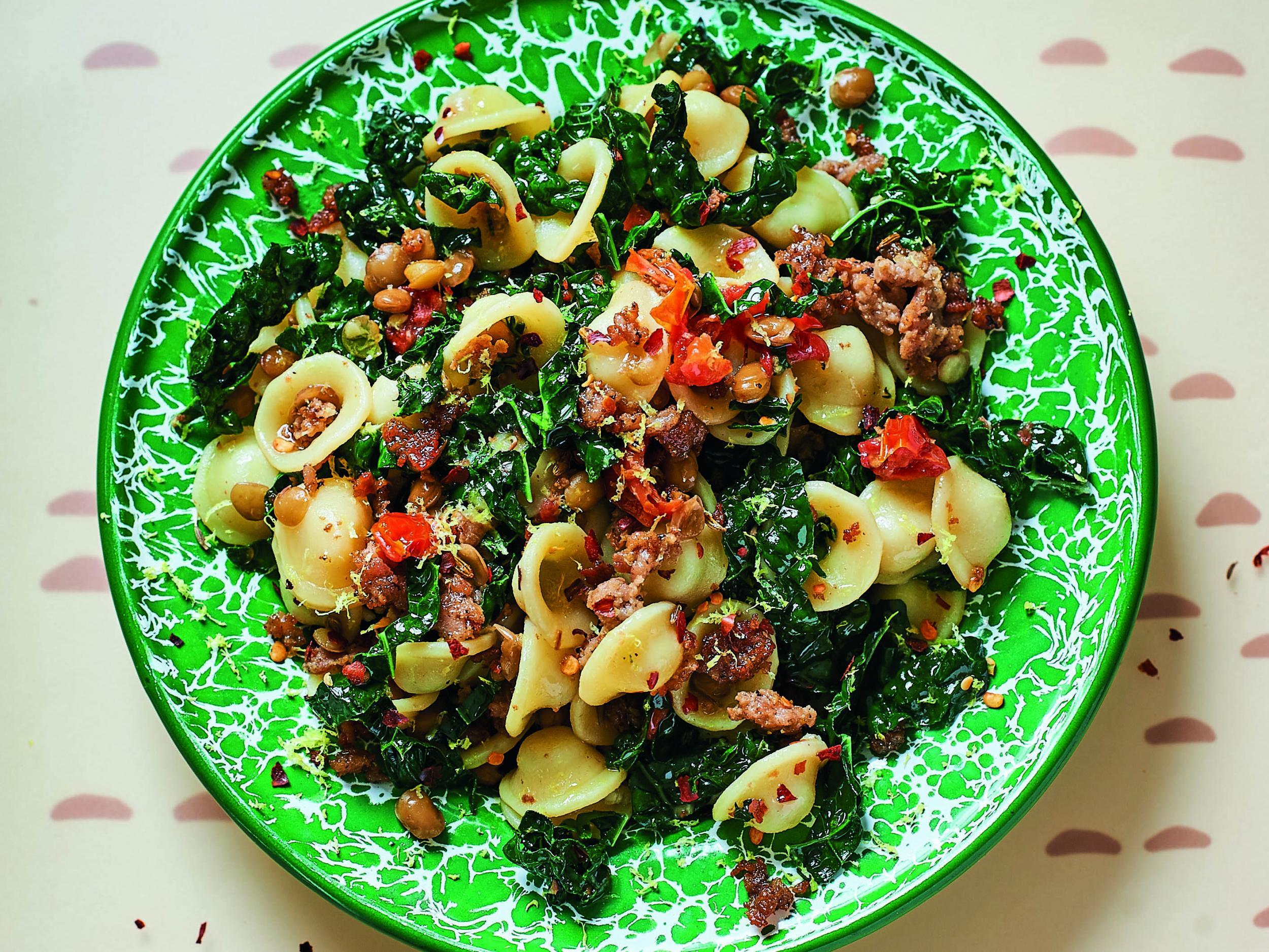 Good-quality sausages are an essential ingredient for this orecchiette dish