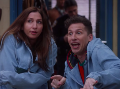 ‘I get people’s concerns’: Chelsea Peretti and Andy Samberg in ‘Brooklyn Nine-Nine’ (Fox)