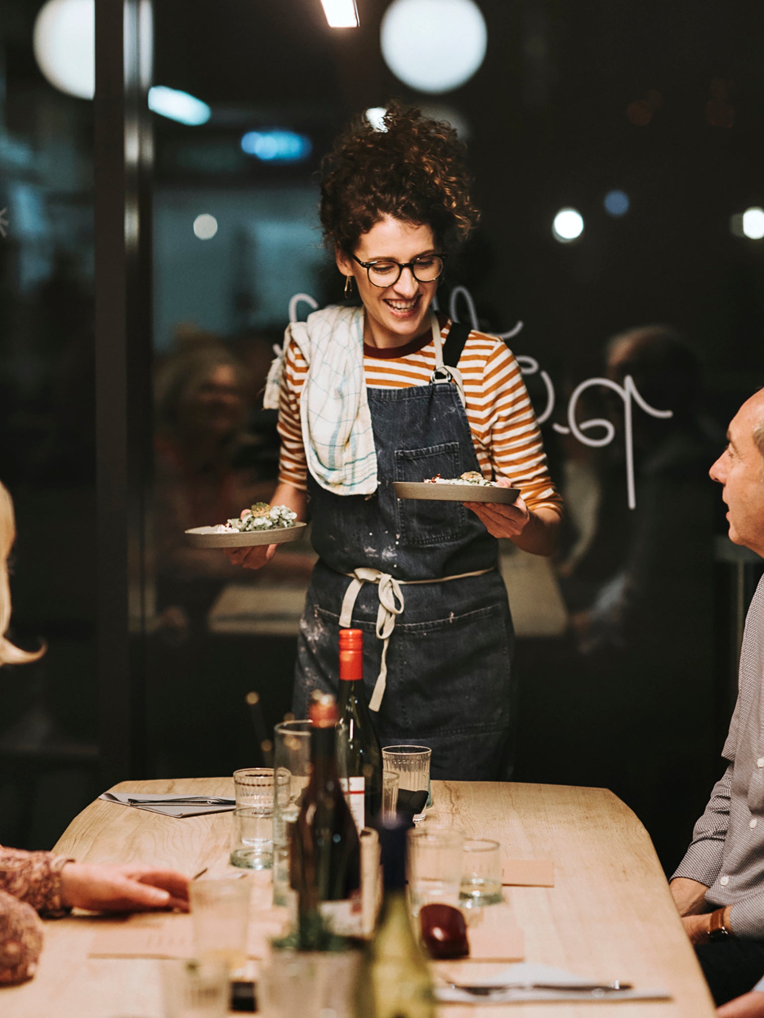 Pippa ran supper clubs like this one in Manchester before appearing on ‘Britain’s Best Home Cook’