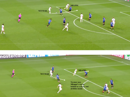 Neymar and Kylian Mbappe are key to PSG’s successful forward moves