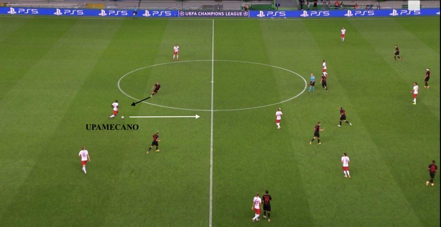 Dayot Upamecano’s ball-carrying ability was on display against Atletico Madrid