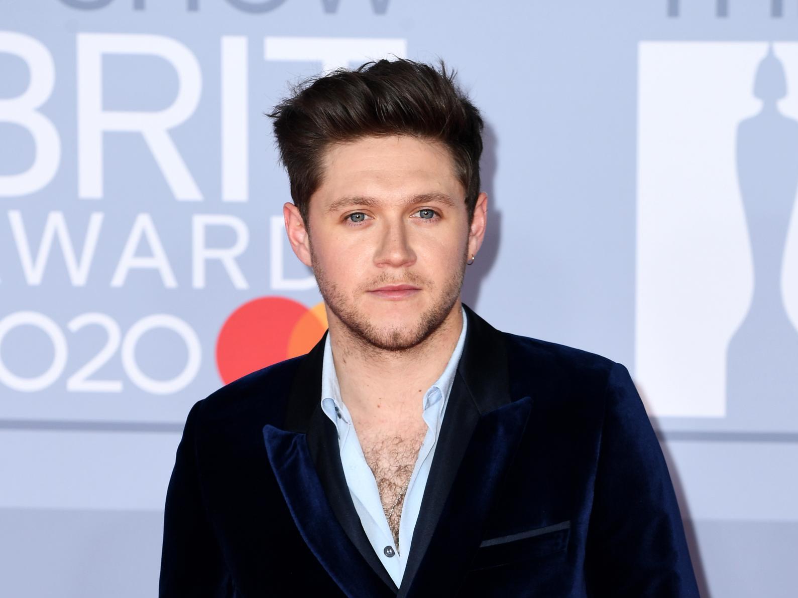 Niall Horan at the Brit Awards in London's O2 Arena, February 2020