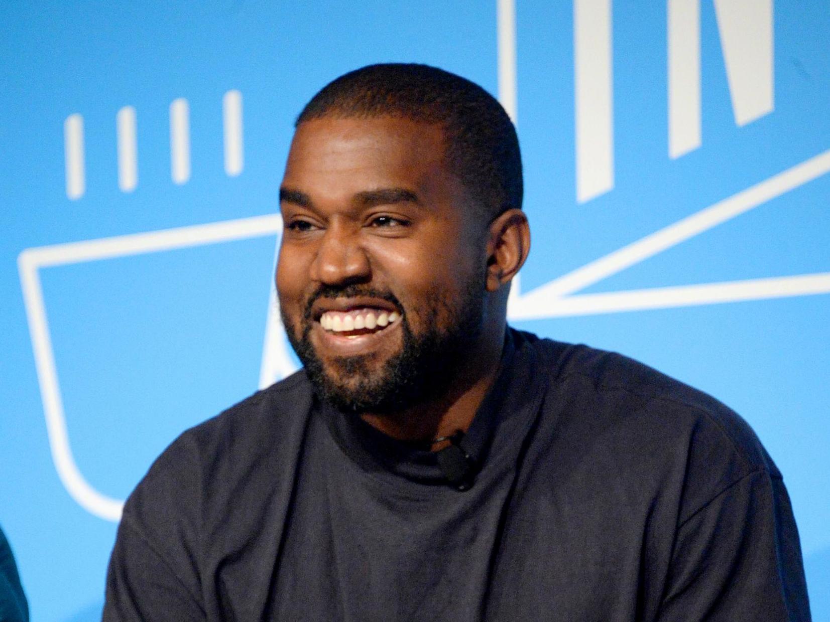 Kanye West onstage in conversation with Mark Wilson, New York City, November 2019