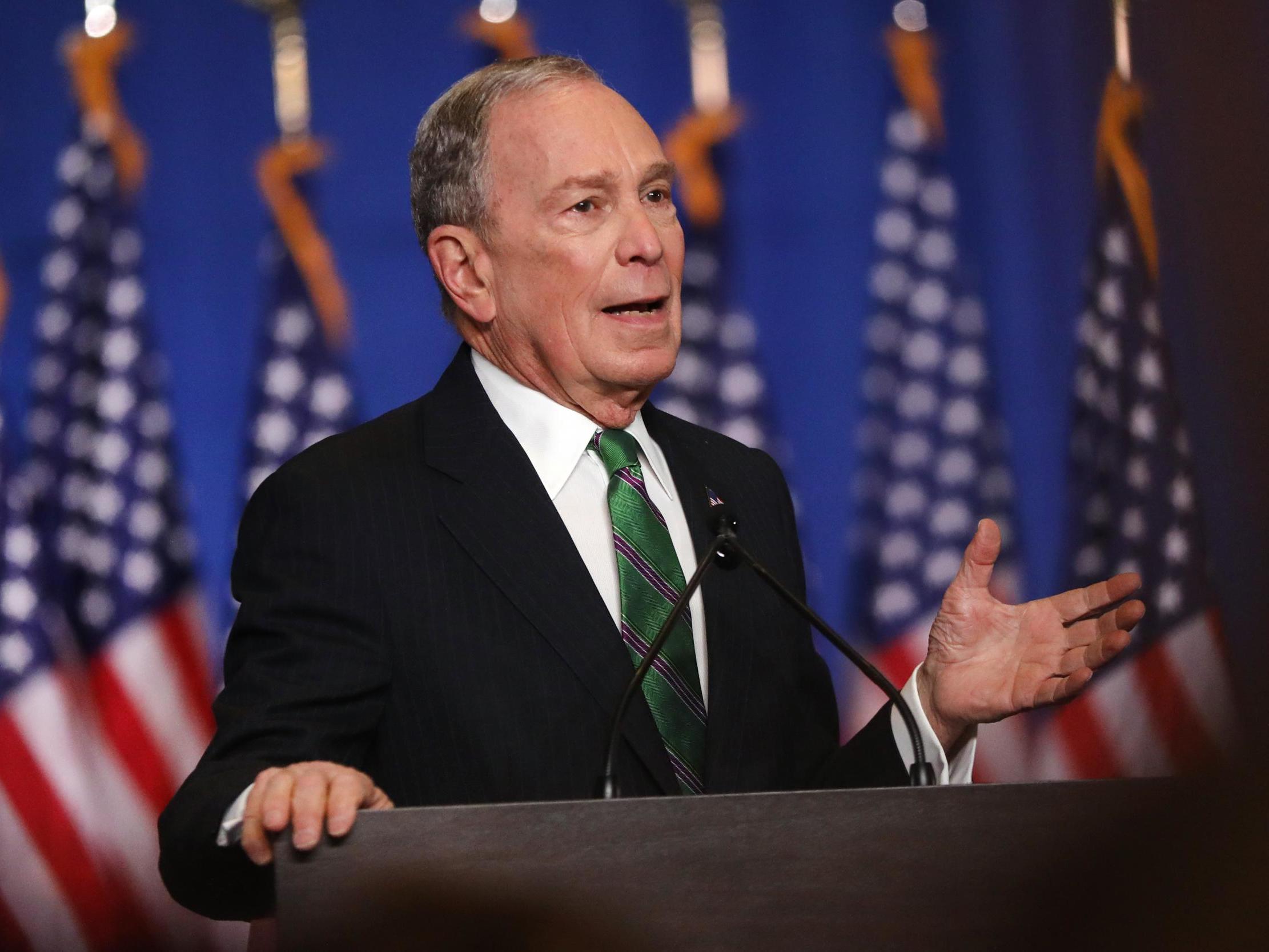 Mike Bloomberg gives $60m to help Democrats in November as former campaign aides turn against him