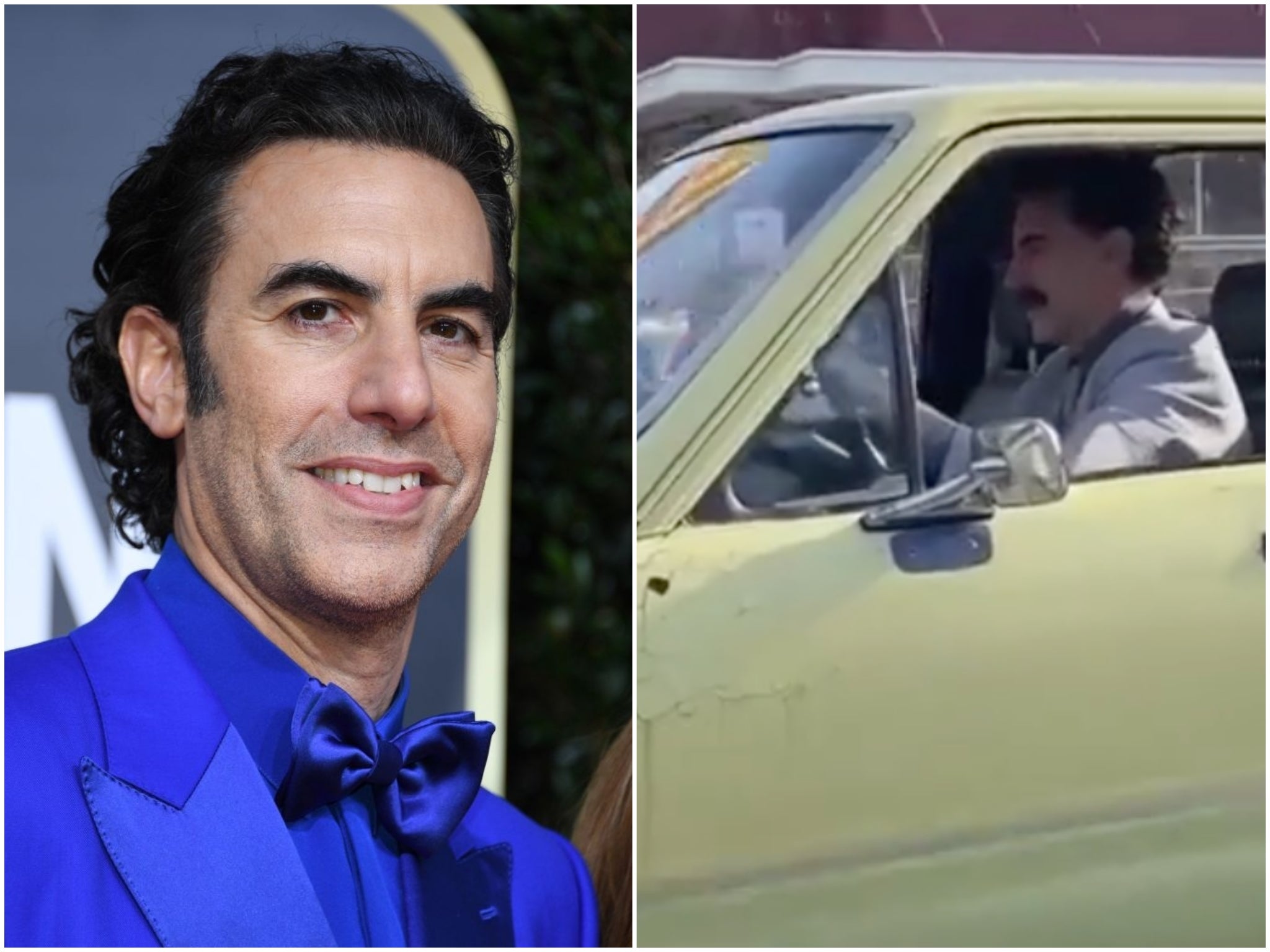 Sacha Baron Cohen spotted reprising Borat role in possible sequel to 2006 film