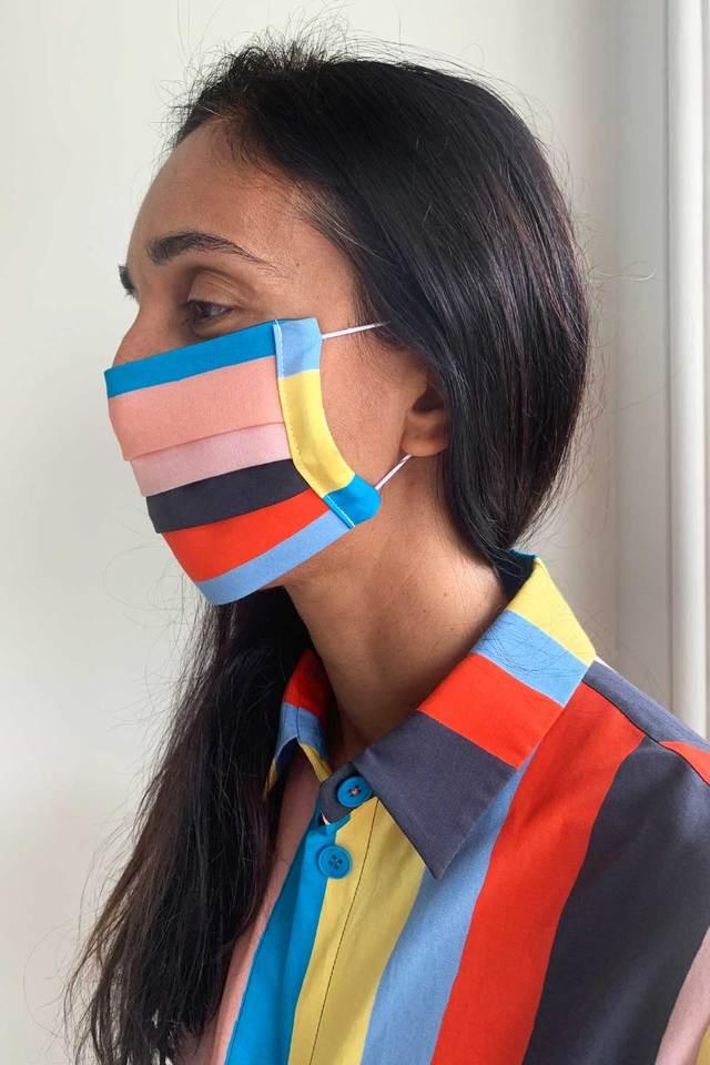 [Chinti &amp; Parker's rainbow mask is among The Daily Dress Edit's charitable offering]