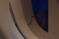 Passenger has ‘mini anxiety attack’ when he spots crack in plane window