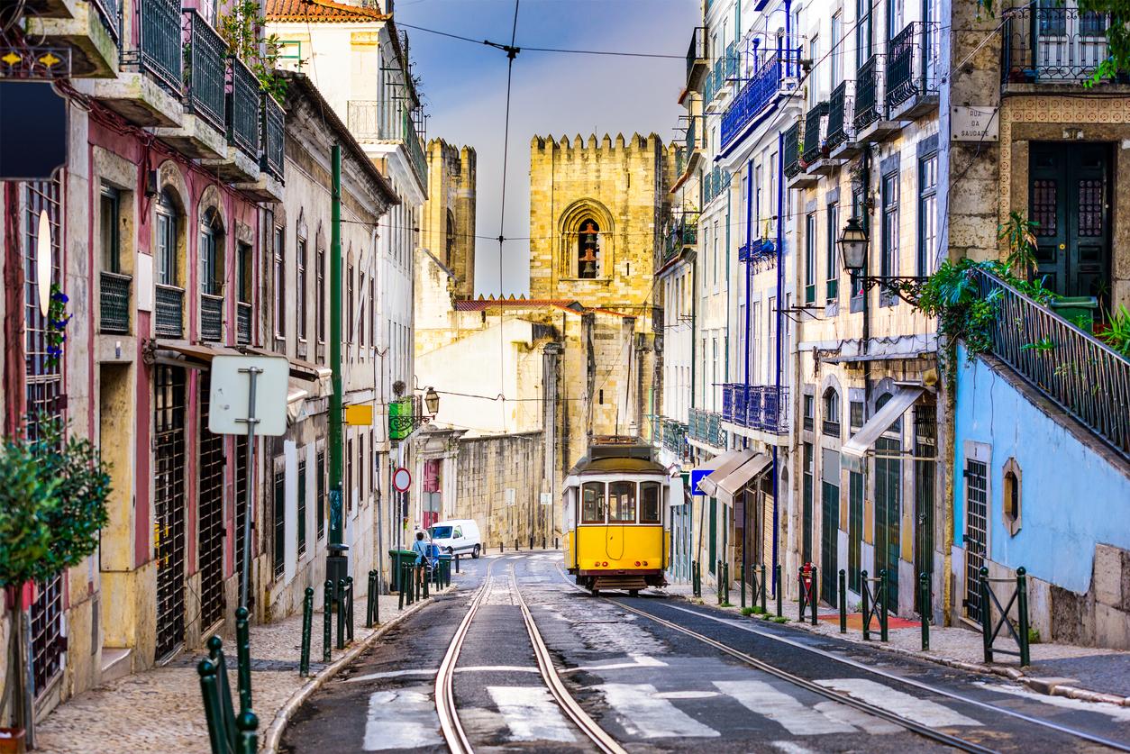 The streets of Portugal’s capital Lisbon