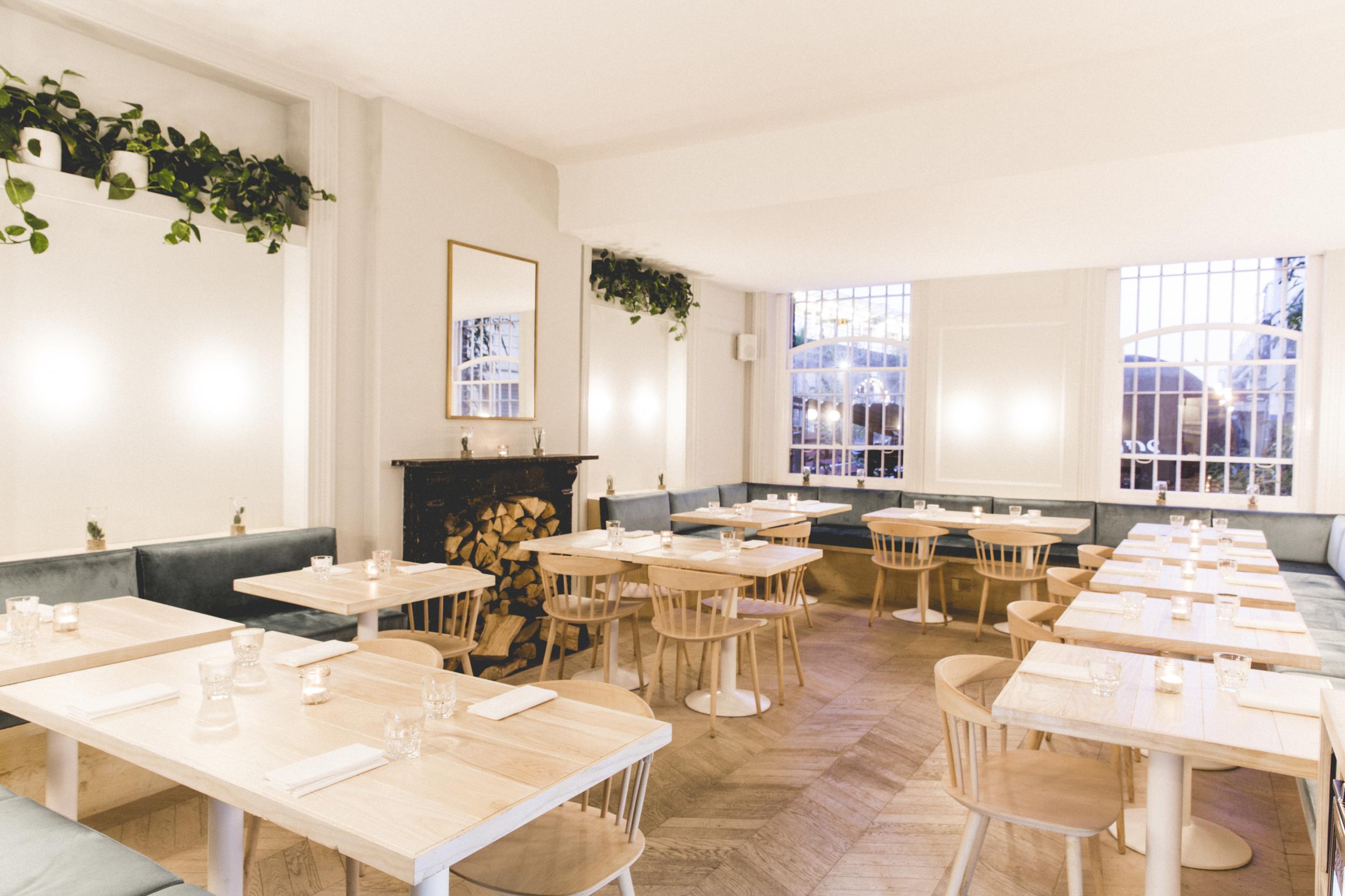 Occupying the former ticket office at Peckham Rye station, the restaurant owner, Richard Robinson, restored the building in 2017