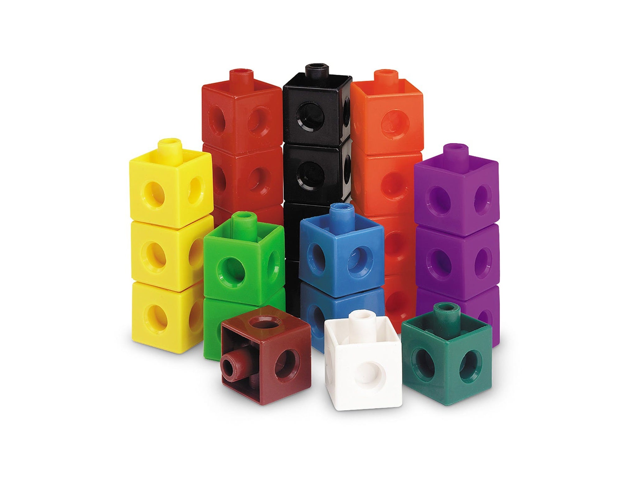 These stackable bricks are an easy way to help aid at-home maths lessons