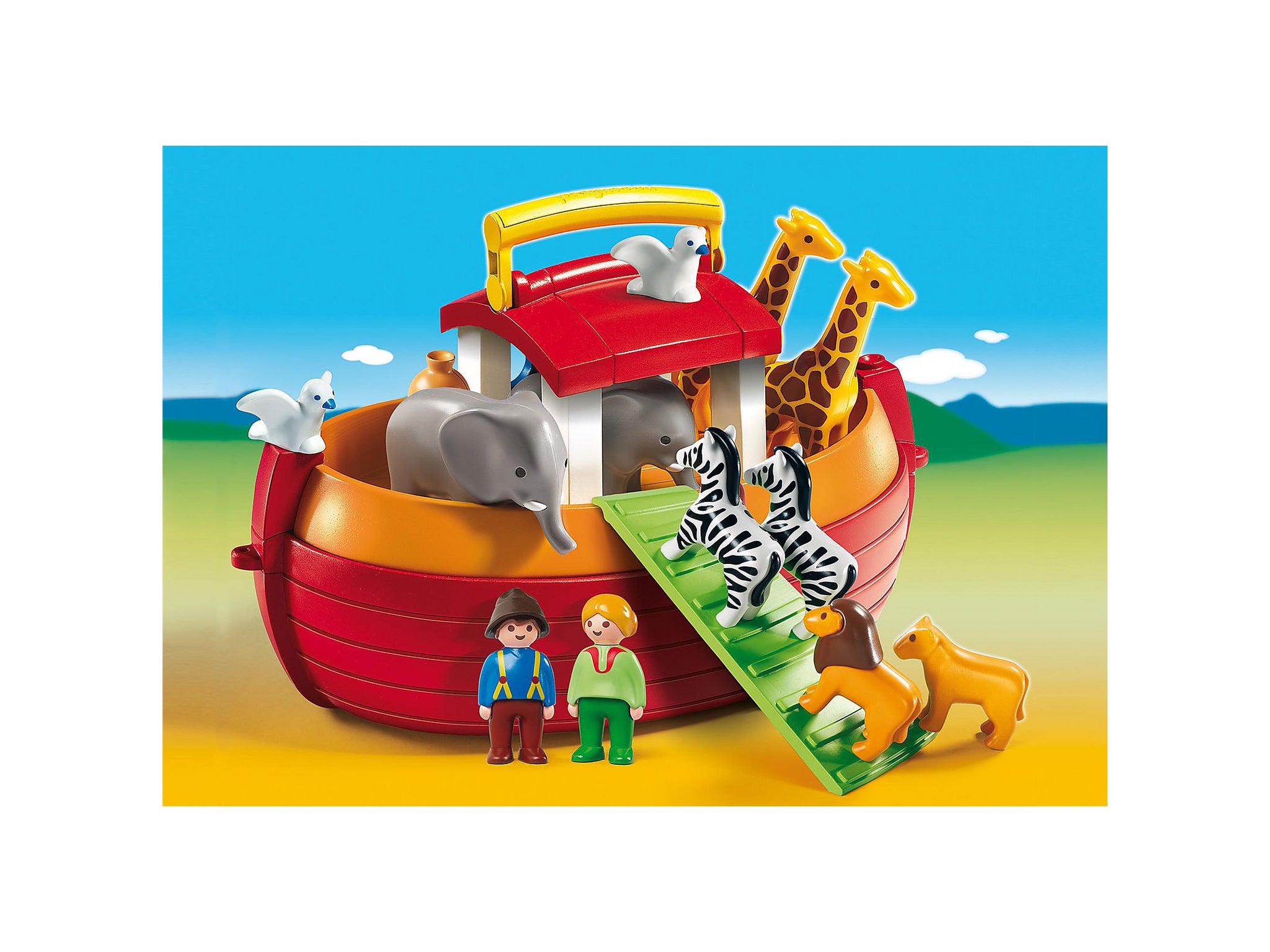 As well as entertaining them, Noah's ark is a great opportunity to teach them about the animals on board