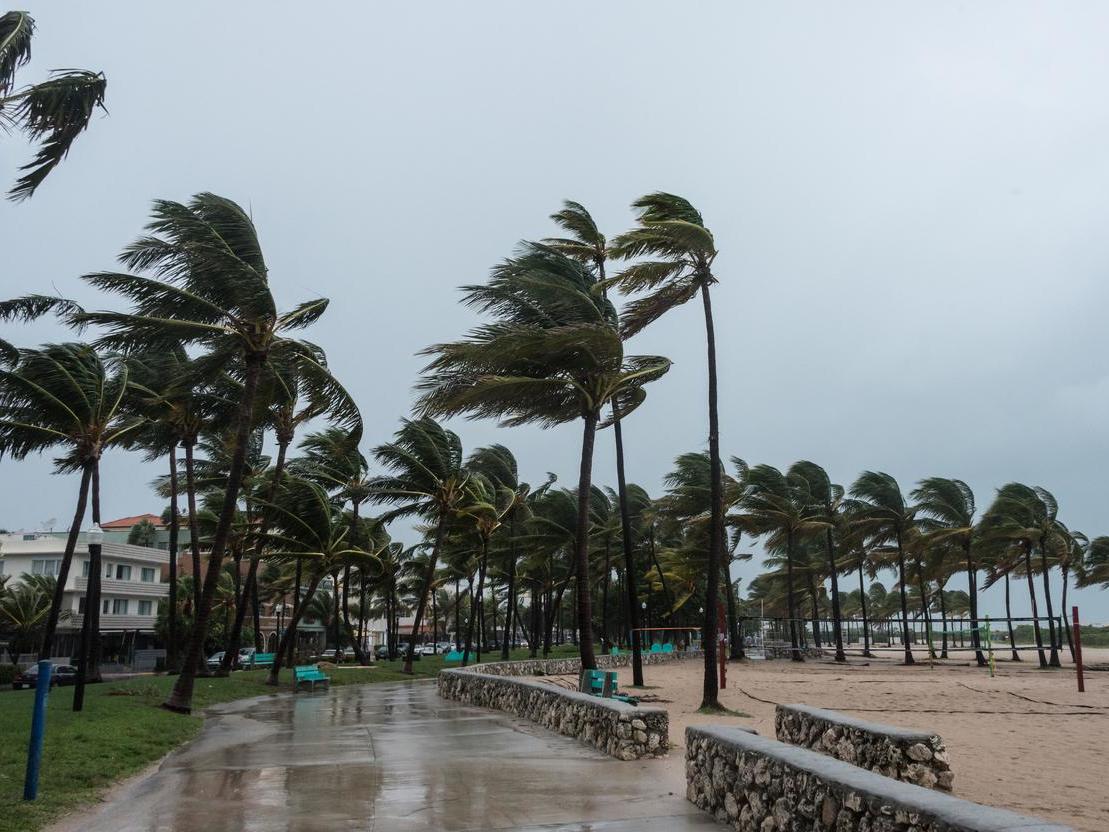 Storms began developing on Thursday