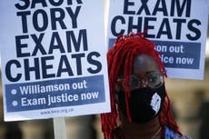 Protesters say government must do more to ‘clean up’ grades chaos