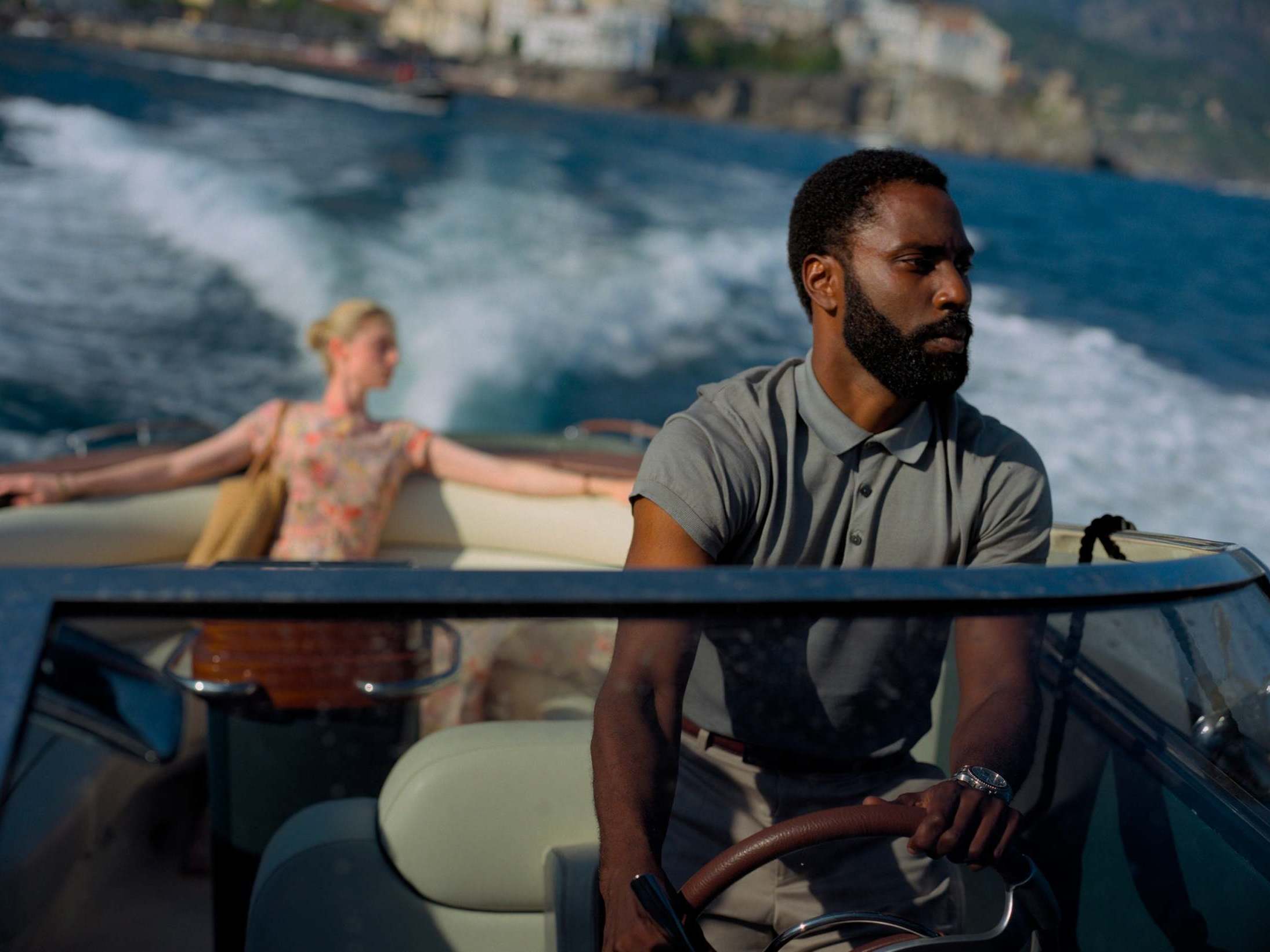 John David Washington and Elizabeth Debicki in Christopher Nolan’s much-hyped spy thriller ‘Tenet’ (Warner Bros)