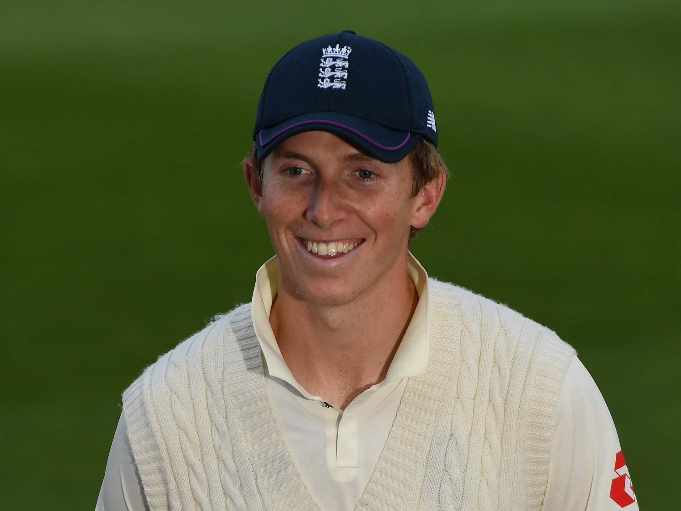 Crawley is interviewed after his maiden Test century