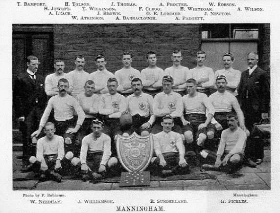 Manningham FC were the first rugby league champions in England after the 1895 season