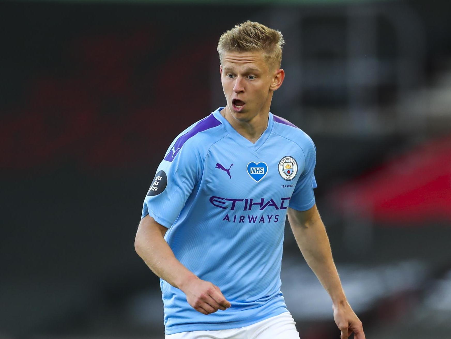 Manchester City's Oleksandr Zinchenko