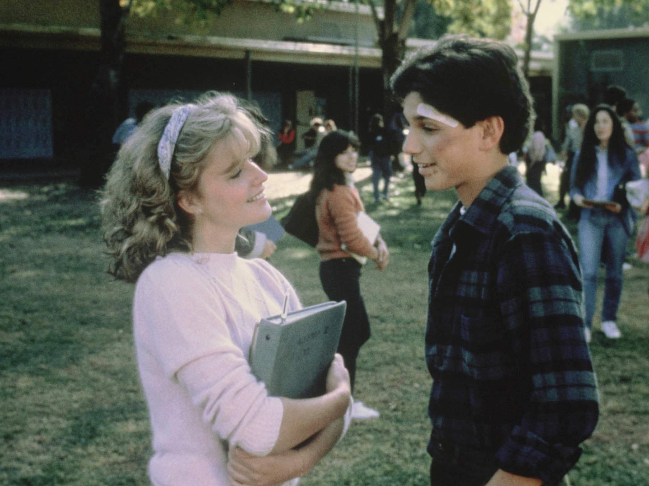 Macchio alongside Elizabeth Shue in the original ‘Karate Kid’ in 1984