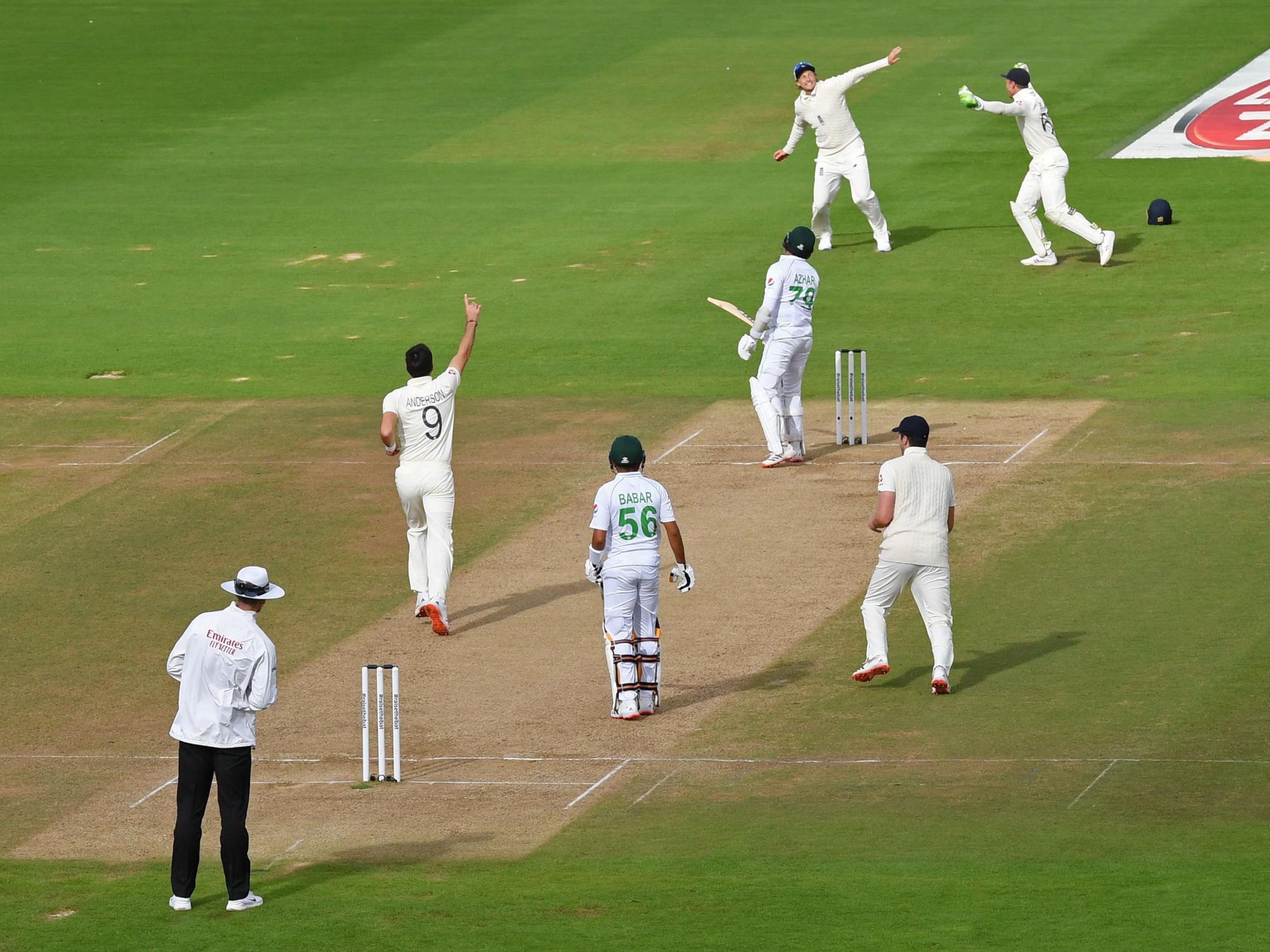 James Anderson claimed number 600 on Tuesday afternoon