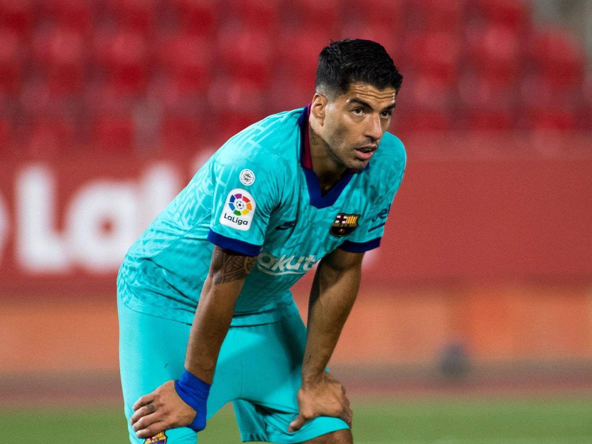 Barcelona's Uruguayan forward Luis Suarez