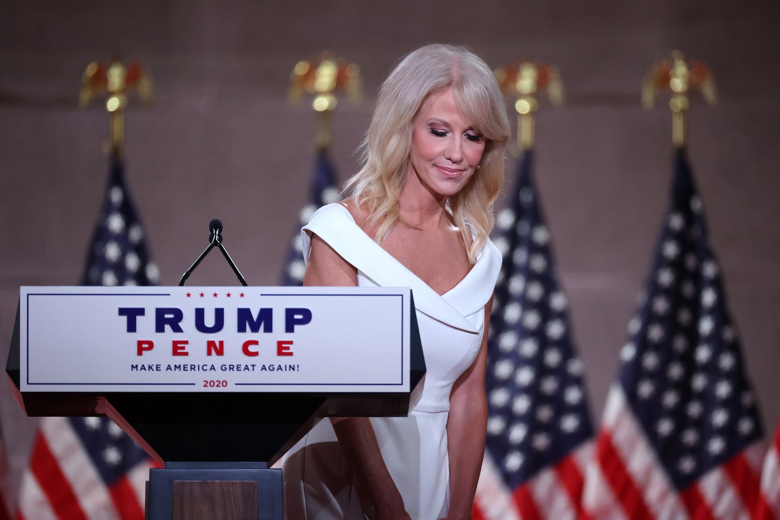 Kellyanne Conway claims Trump thinks 'women are equal' 