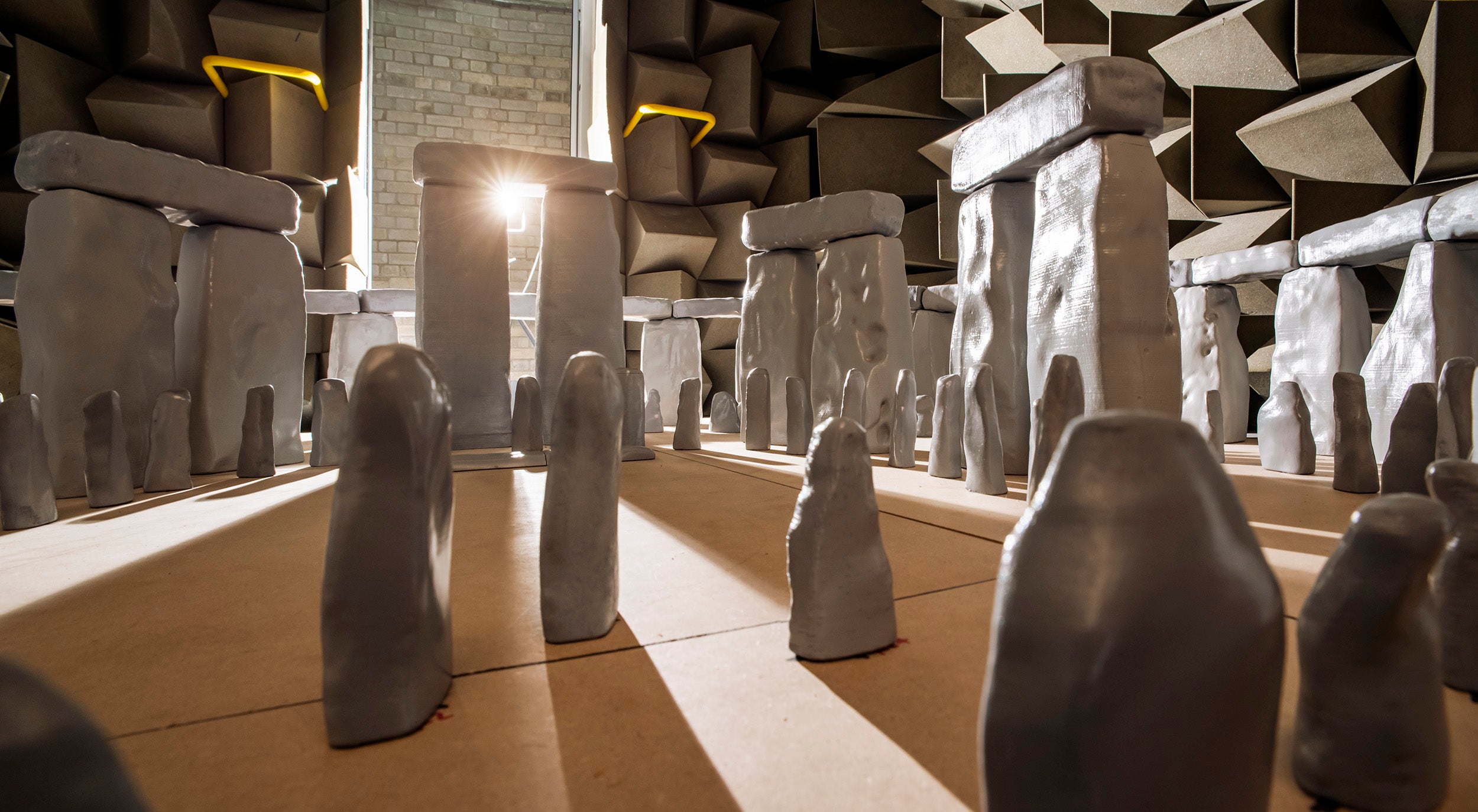 The 1:12 scale model of Stonehenge faithfully reconstructed the surface topology of the stones