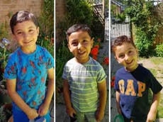 Police hunt for father who abducted three sons from London foster home at knifepoint