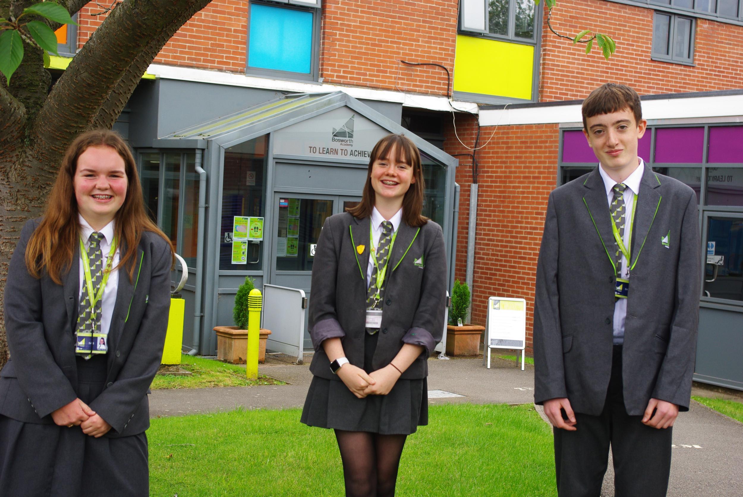 Neely Gale, Phillipa Lewis and Joe Davison