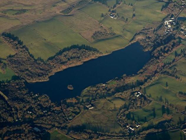 Alan Brown went fishing with his friends on Banton Loch on Saturday, shortly before his death.