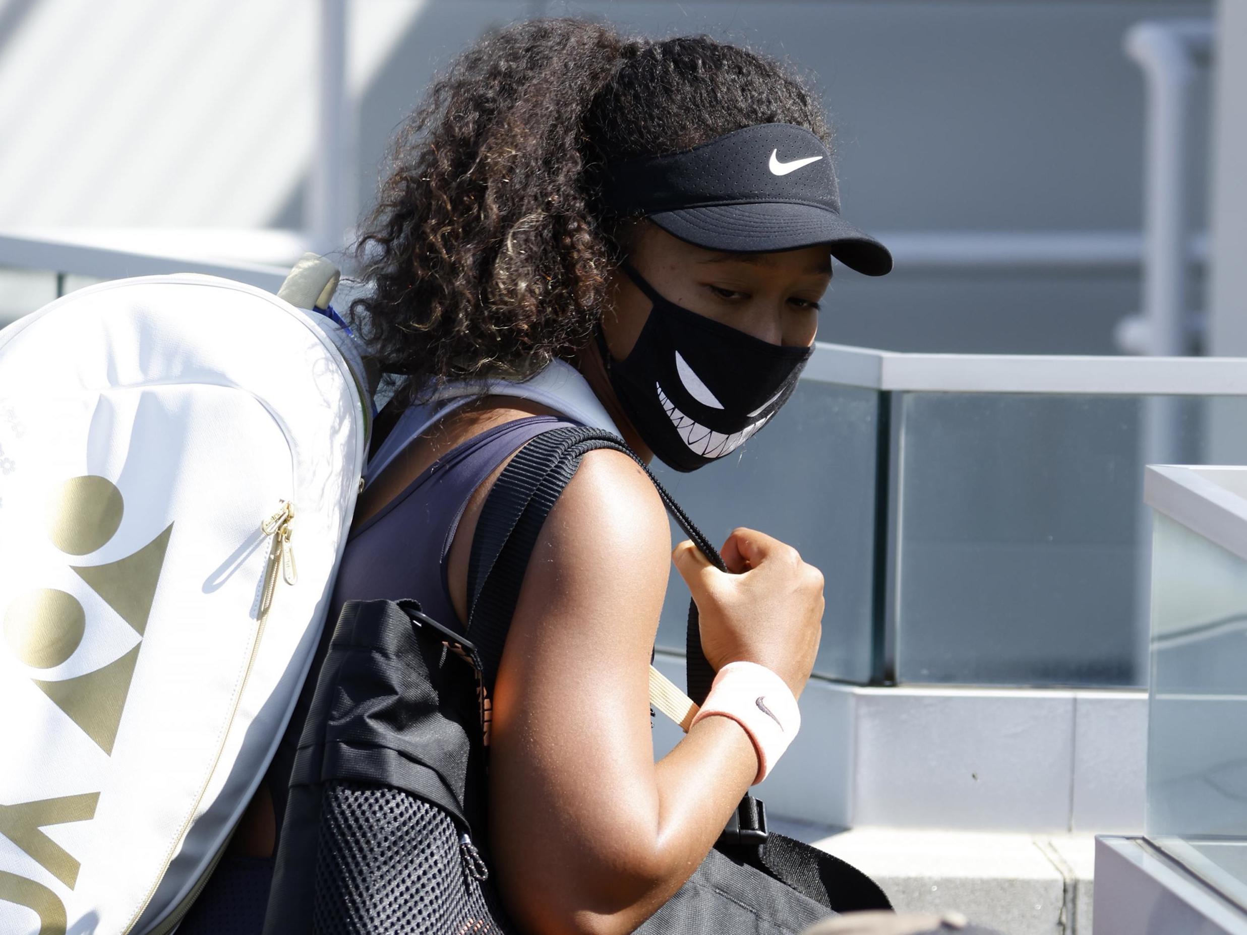 Osaka was talked into playing her semi-final in New York