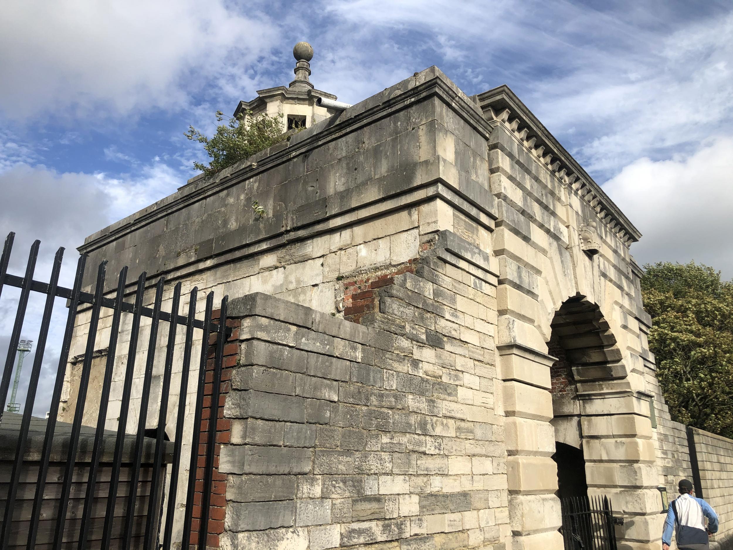 Standing stones: the Landport Gate from the Old Portsmouth walls