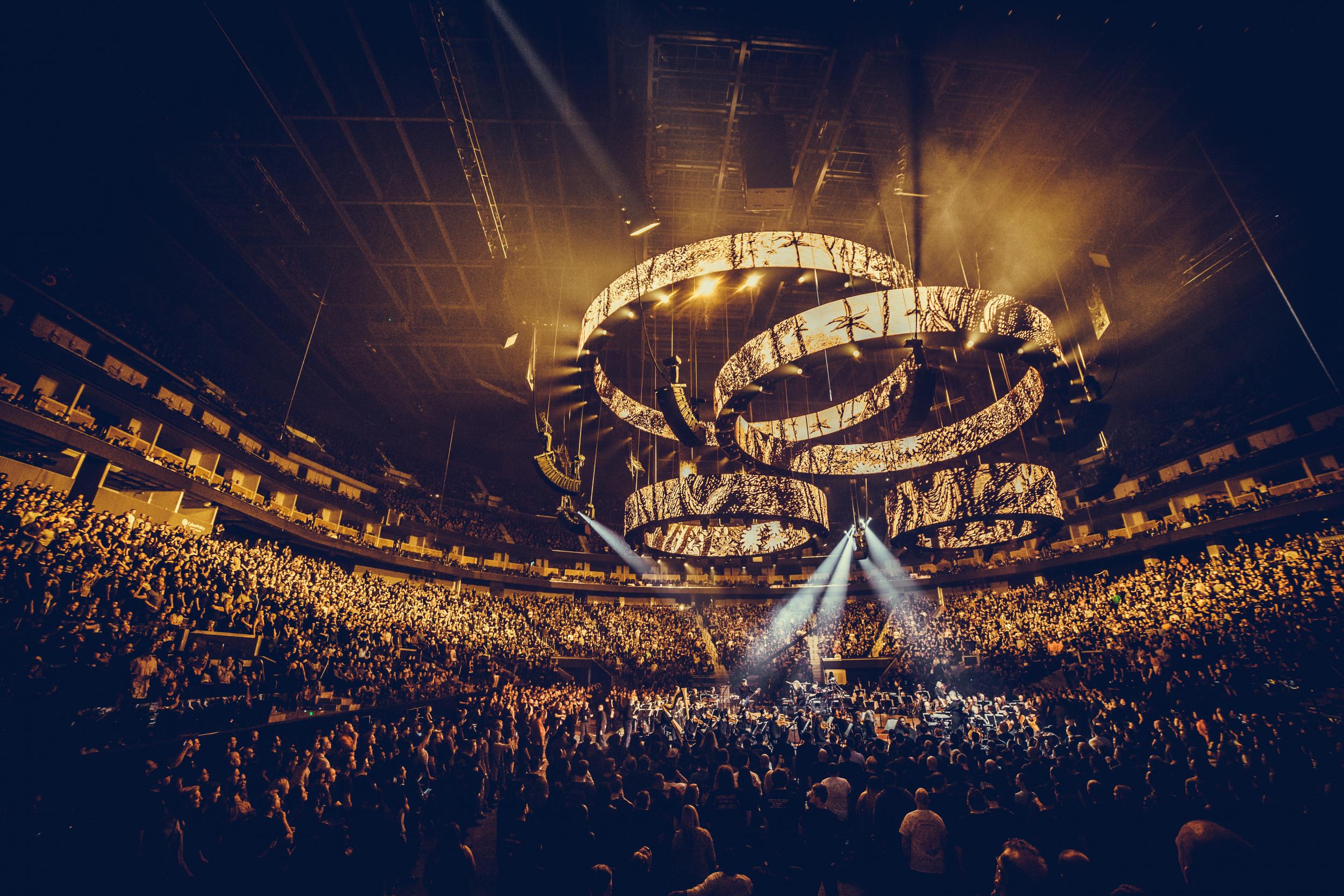 Metallica perform with the San Francisco Symphony Orchestra